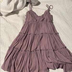 Mustard Seed Mauve Smocked Dress